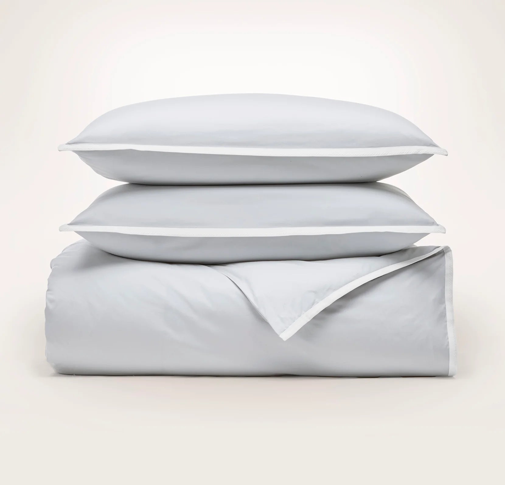 Percale Hemmed Duvet Set