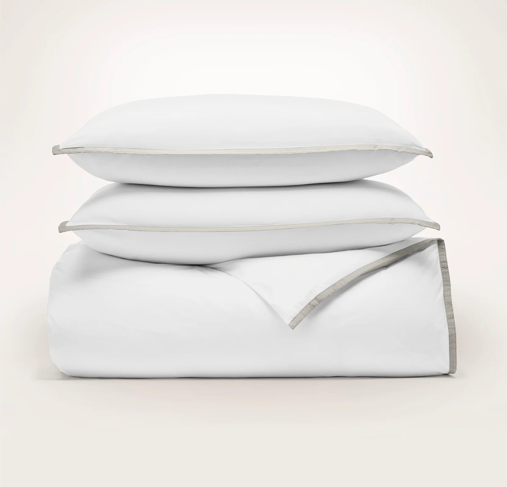 Percale Hemmed Duvet Set