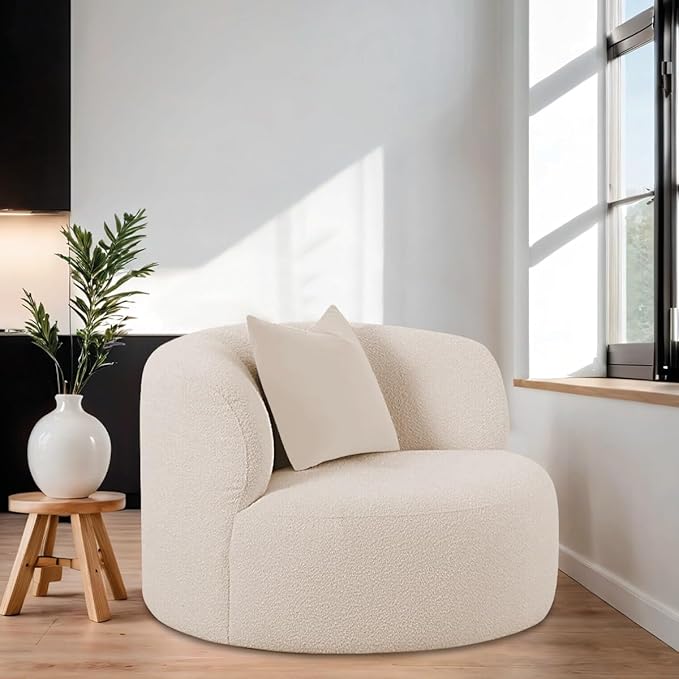 Maitê Luxury Organic Armchair – Beige Linen