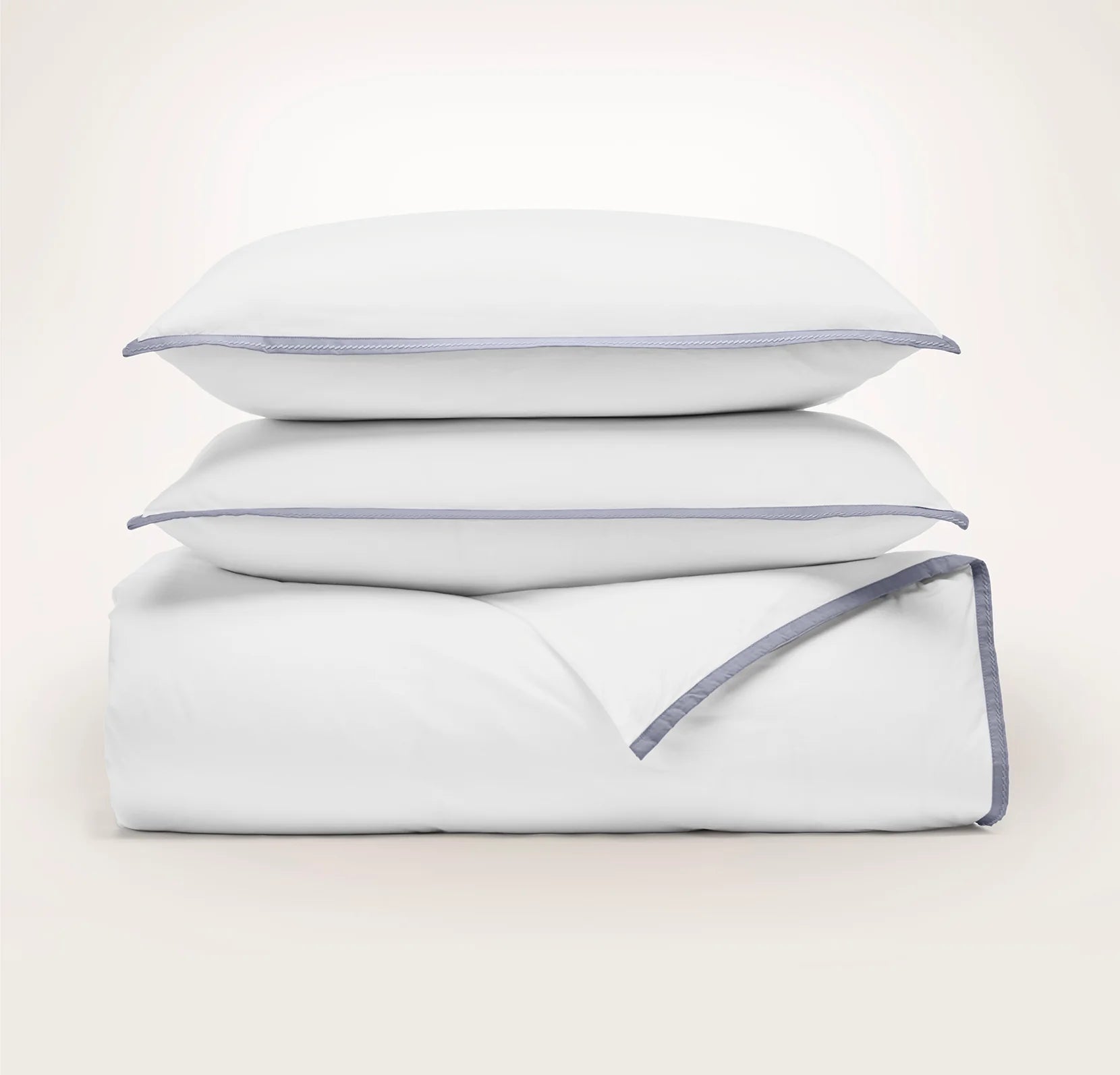 Percale Hemmed Duvet Set