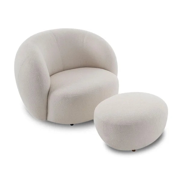 Organic Botanic Bouclé Armchair