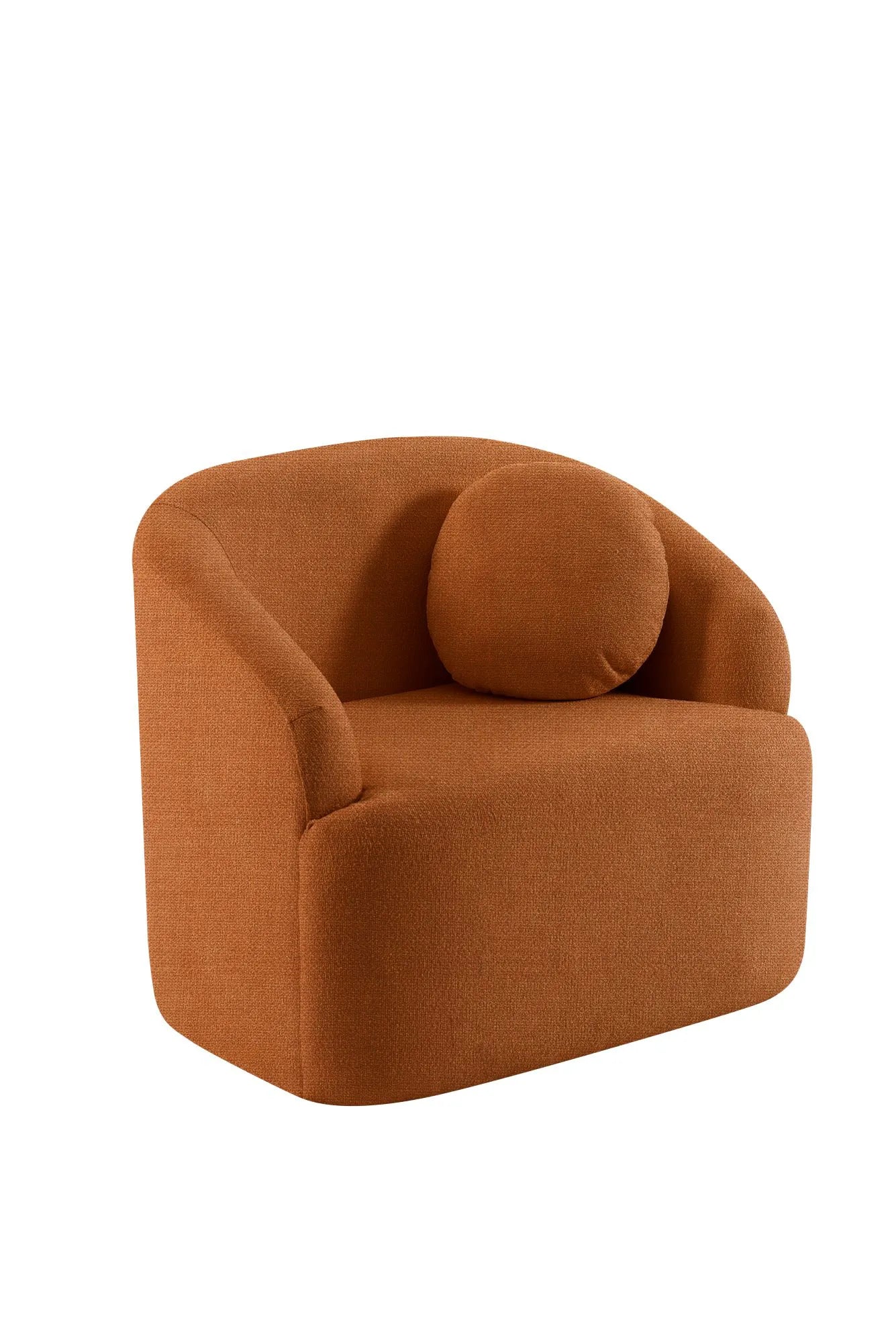 Lua Terracotta Knit Armchair